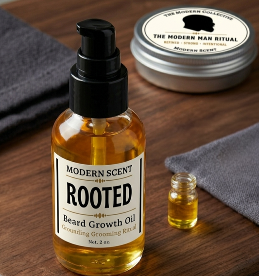 Rooted Beard Growth Oil | Nourishing Beard Oil for Healthy Beard Care