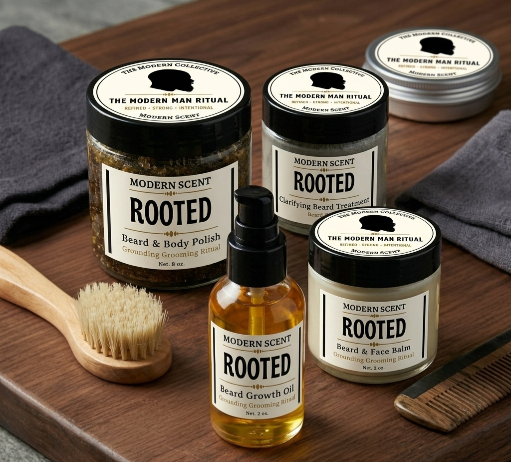 Rooted Beard Growth Oil | Nourishing Beard Oil for Healthy Beard Care