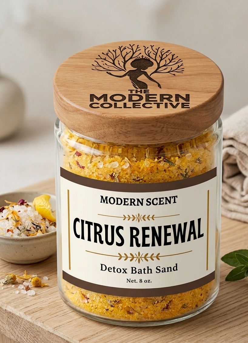 Detox Bath Sand Collection | Luxury Mineral Bath Soaks for Relaxation & Wellness