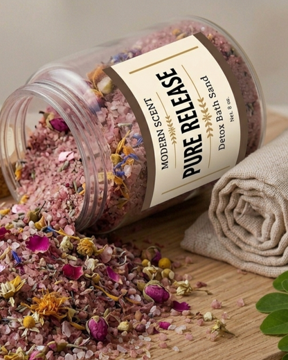 Detox Bath Sand Collection | Luxury Mineral Bath Soaks for Relaxation & Wellness
