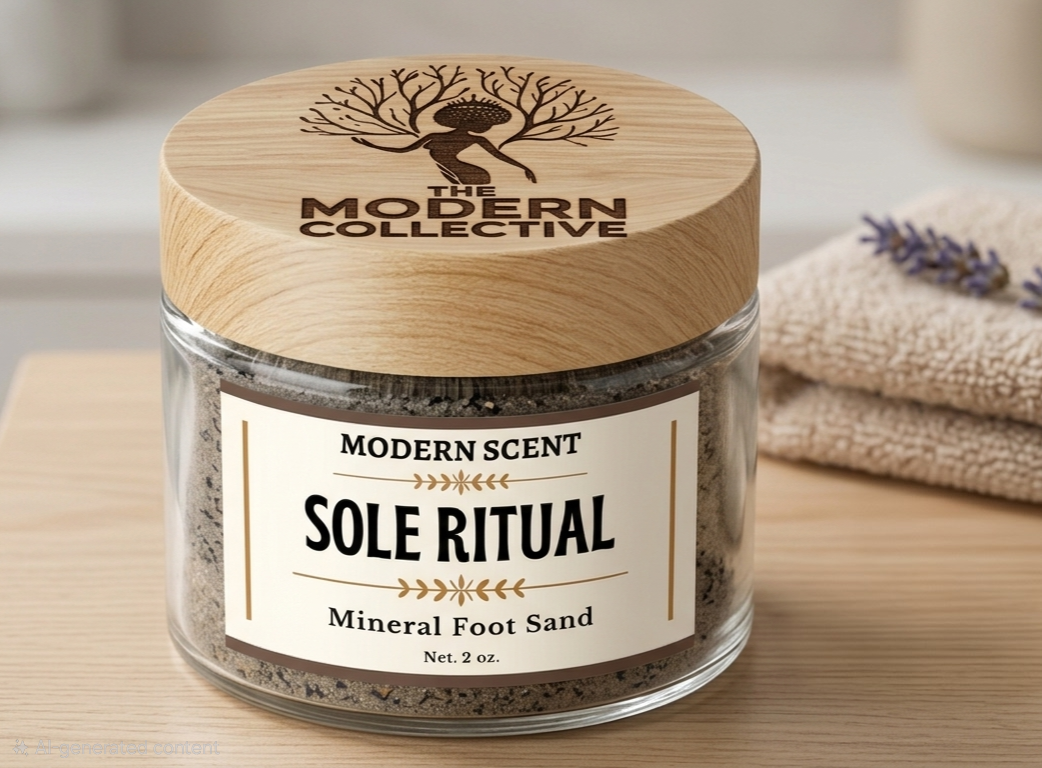 Sole Ritual Mineral Foot Sand | Detoxifying Foot Soak for Tired Feet