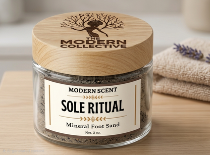 Sole Ritual Mineral Foot Sand | Detoxifying Foot Soak for Tired Feet