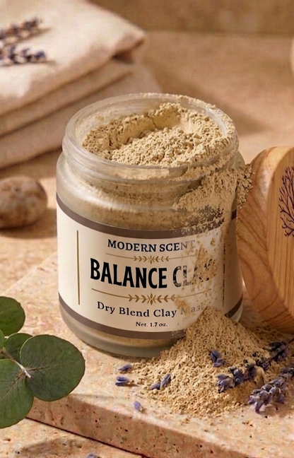 Balance & Renew Clay Masks | Botanical Clay Ritual for Clear & Radiant Skin