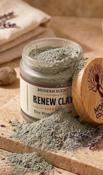 Balance & Renew Clay Masks | Botanical Clay Ritual for Clear & Radiant Skin