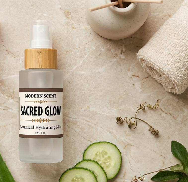 Sacred Glow Botanical Mist | Hydrating Rose Facial & Body Mist