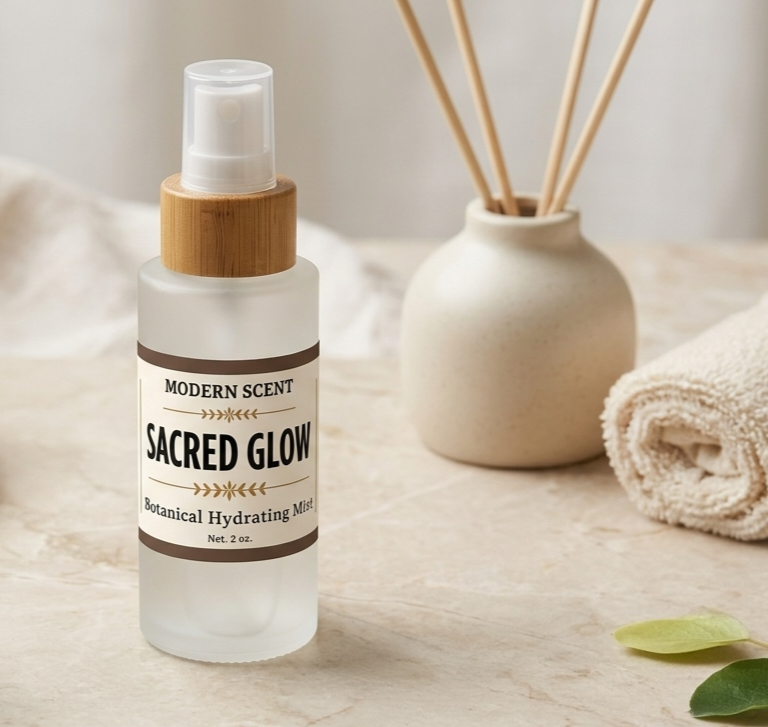 Sacred Glow Botanical Mist | Hydrating Rose Facial & Body Mist