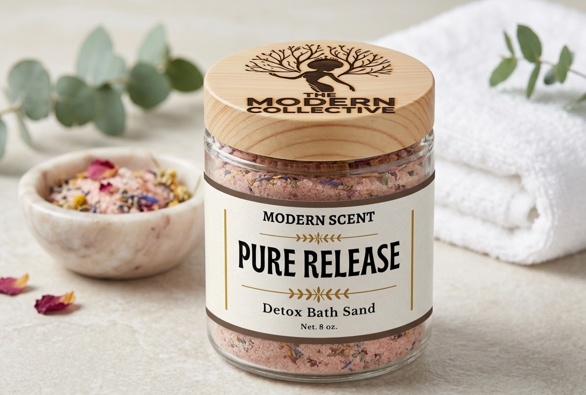 Detox Bath Sand Collection | Luxury Mineral Bath Soaks for Relaxation & Wellness