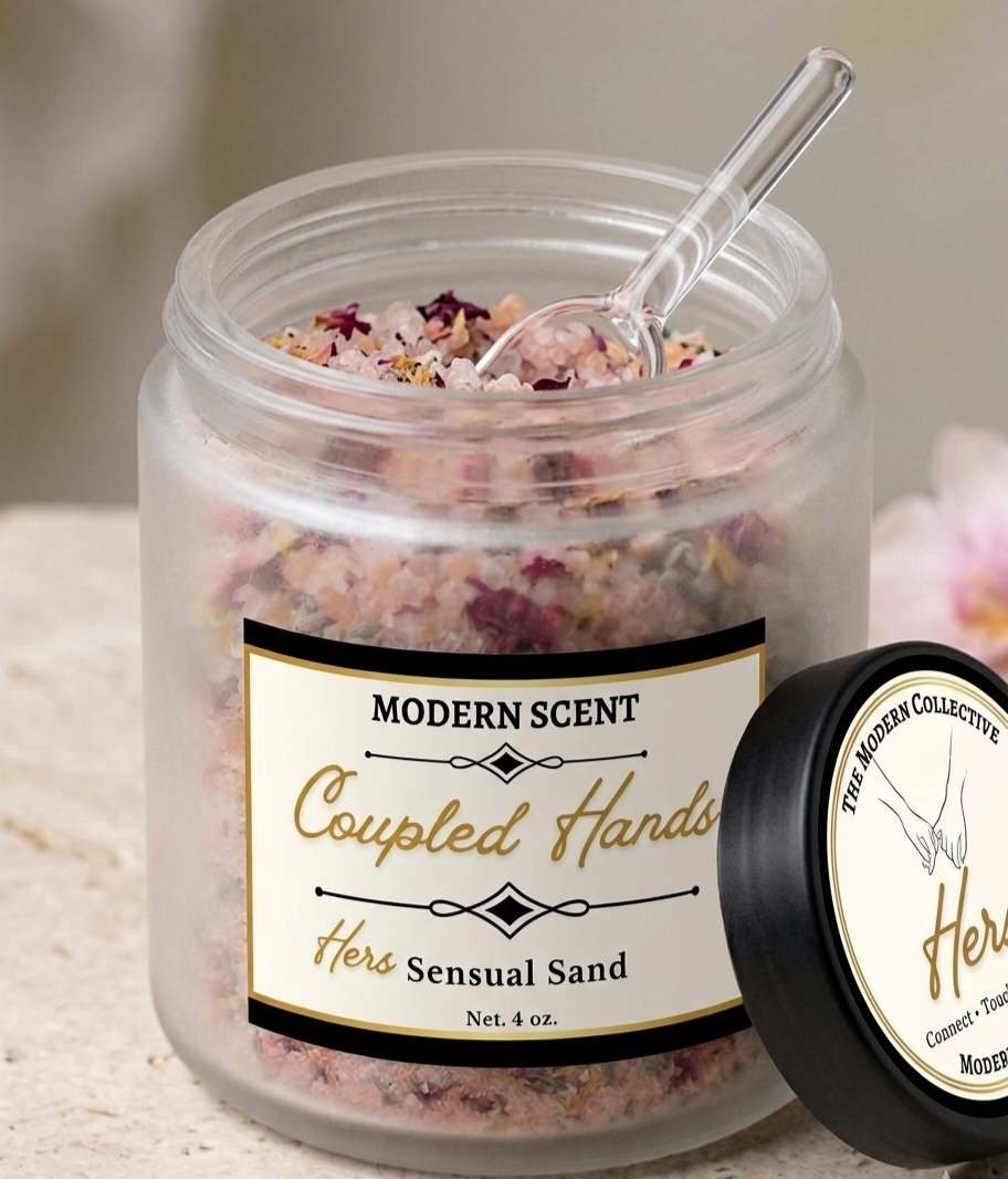 His & Hers Sensual Detox Sand | Luxury Couples Bath Soak Ritual