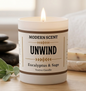Unwind Candles | Grounding Coconut Soy Wax Relaxation Candle