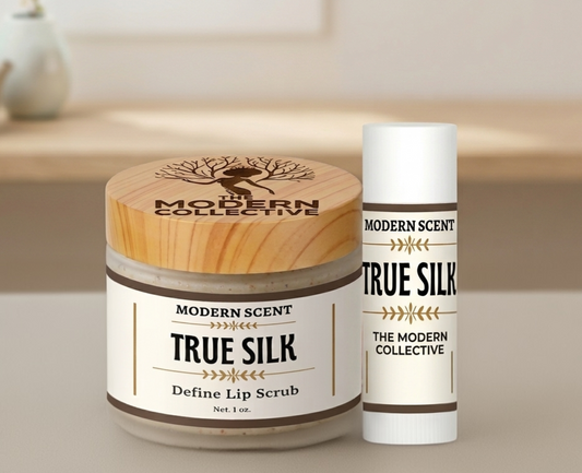 True Silk Lip Duo | Define + Radiance Lip Scrub & Balm Set