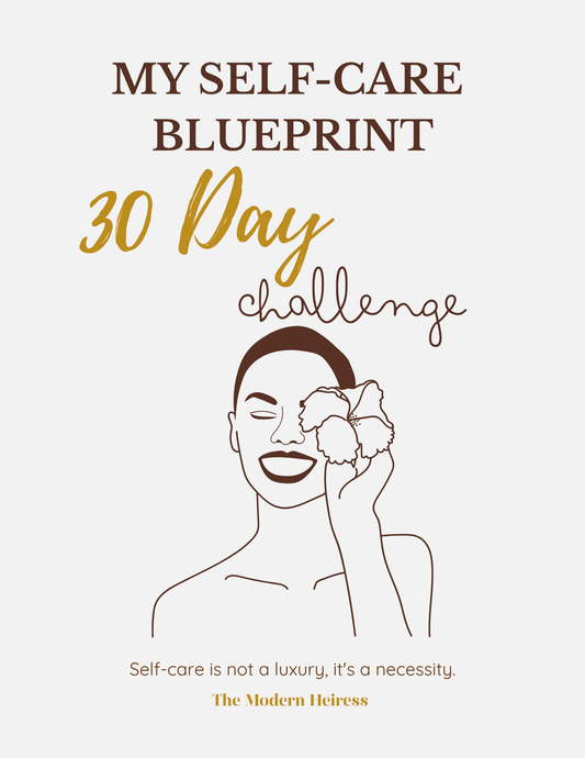 My Self-Care Blueprint: 30-Day Challenge Planner: A Guided Journey to Reclaim Your Peace, Power & Presence