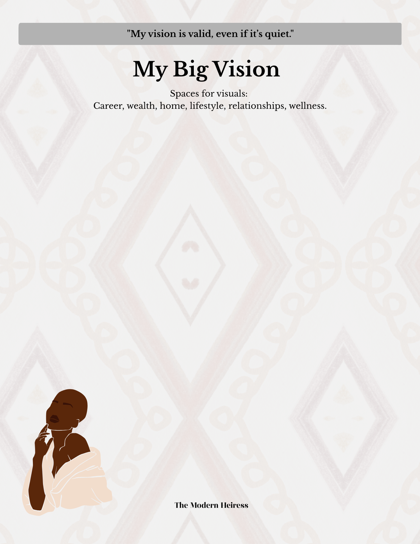 Silently Wealthy: Vision and Goal Planner: Plan, track, and build quietly with monthly goals and finance pages