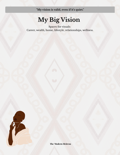 Silently Wealthy: Vision and Goal Planner: Plan, track, and build quietly with monthly goals and finance pages