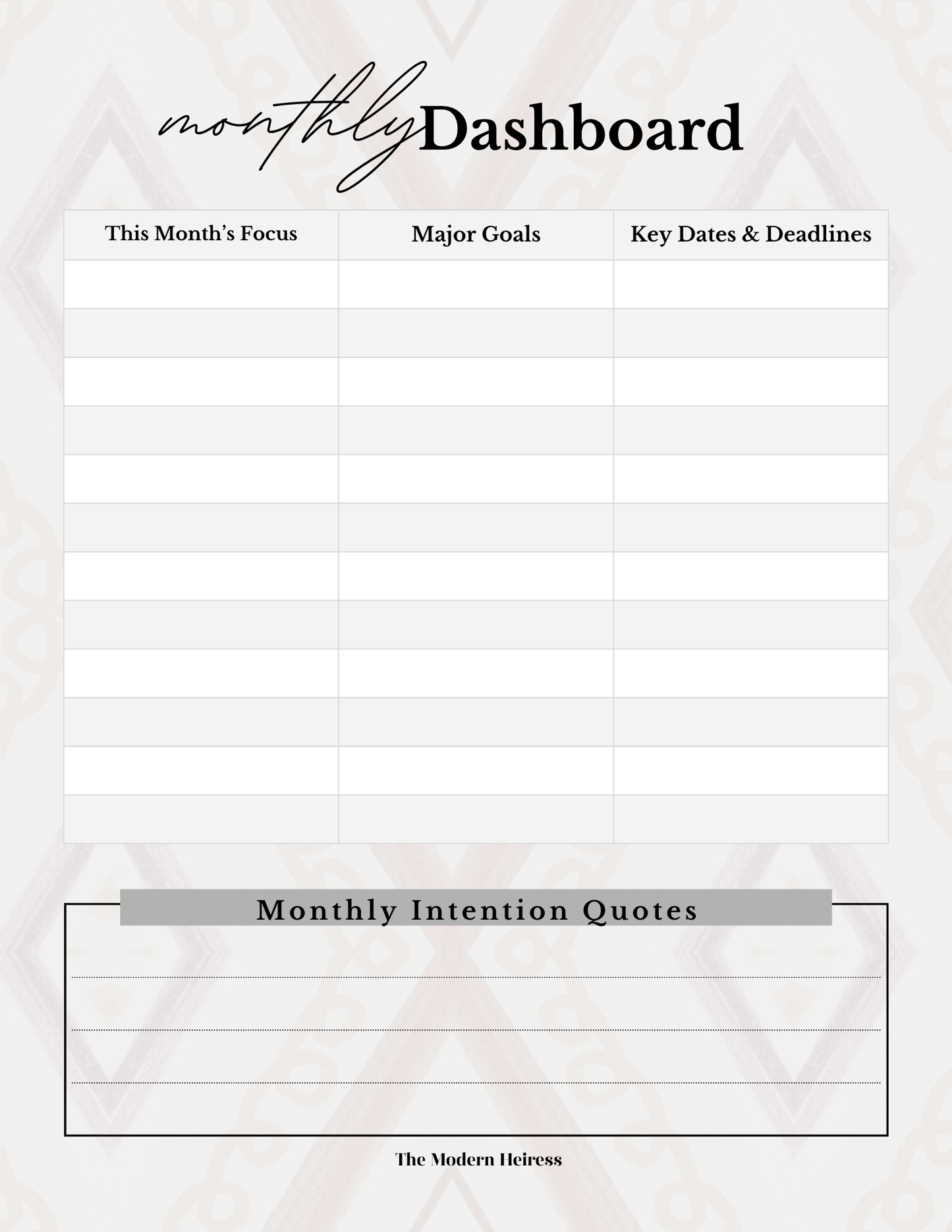 Silently Wealthy: Vision and Goal Planner: Plan, track, and build quietly with monthly goals and finance pages