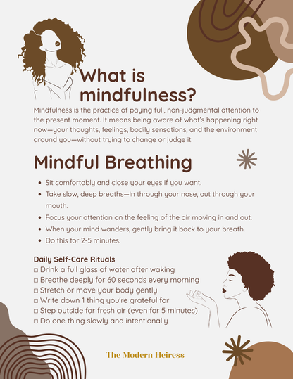 My Self-Care Blueprint: 30-Day Challenge Planner: A Guided Journey to Reclaim Your Peace, Power & Presence