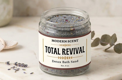 Detox Bath Sand Collection | Luxury Mineral Bath Soaks for Relaxation & Wellness