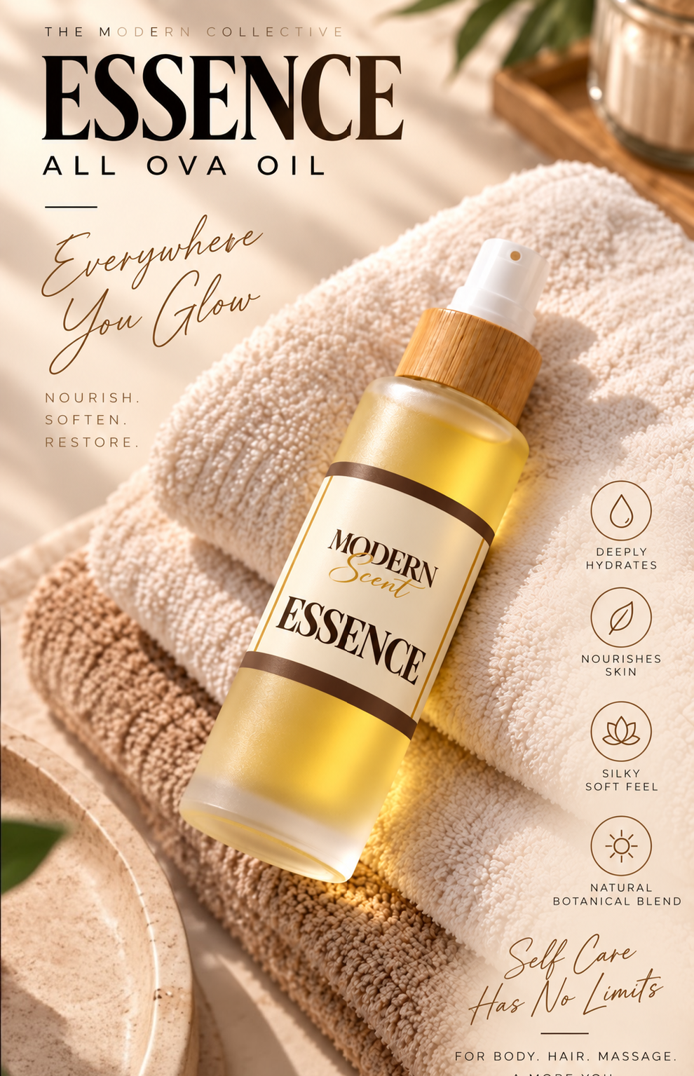Essence All Ova Nourishing Body Oil